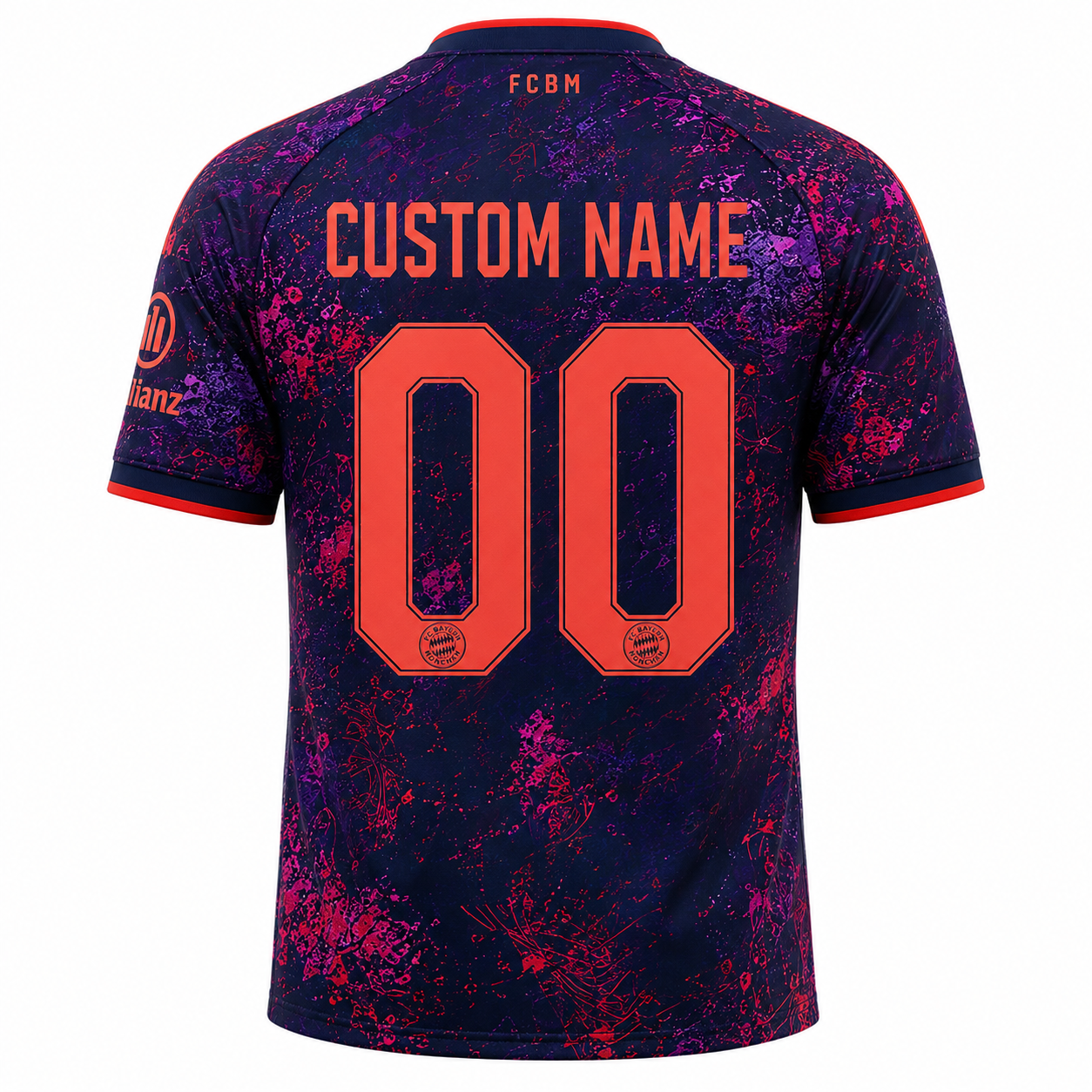 FC Bayern Munich Personalized Name 00 Purple Soccer Jersey Short Sleeve Football Fan Shirt 1 - Unicasport FC Bayern Munich Personalized Name 00 Purple Soccer Jersey Short Sleeve Football Fan Shirt