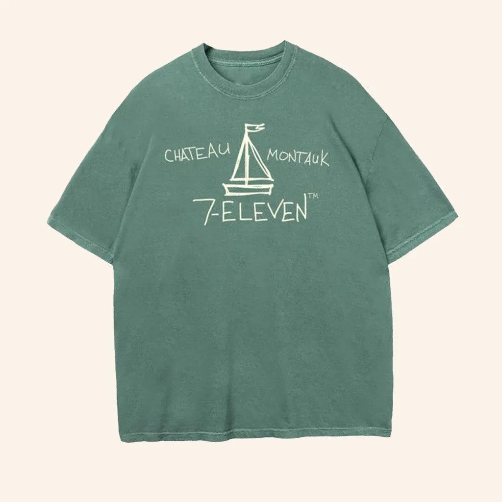 7Collection Merch Chateau Montauk 7 Eleven Sailboat Shirt Birthday Ideas For Her