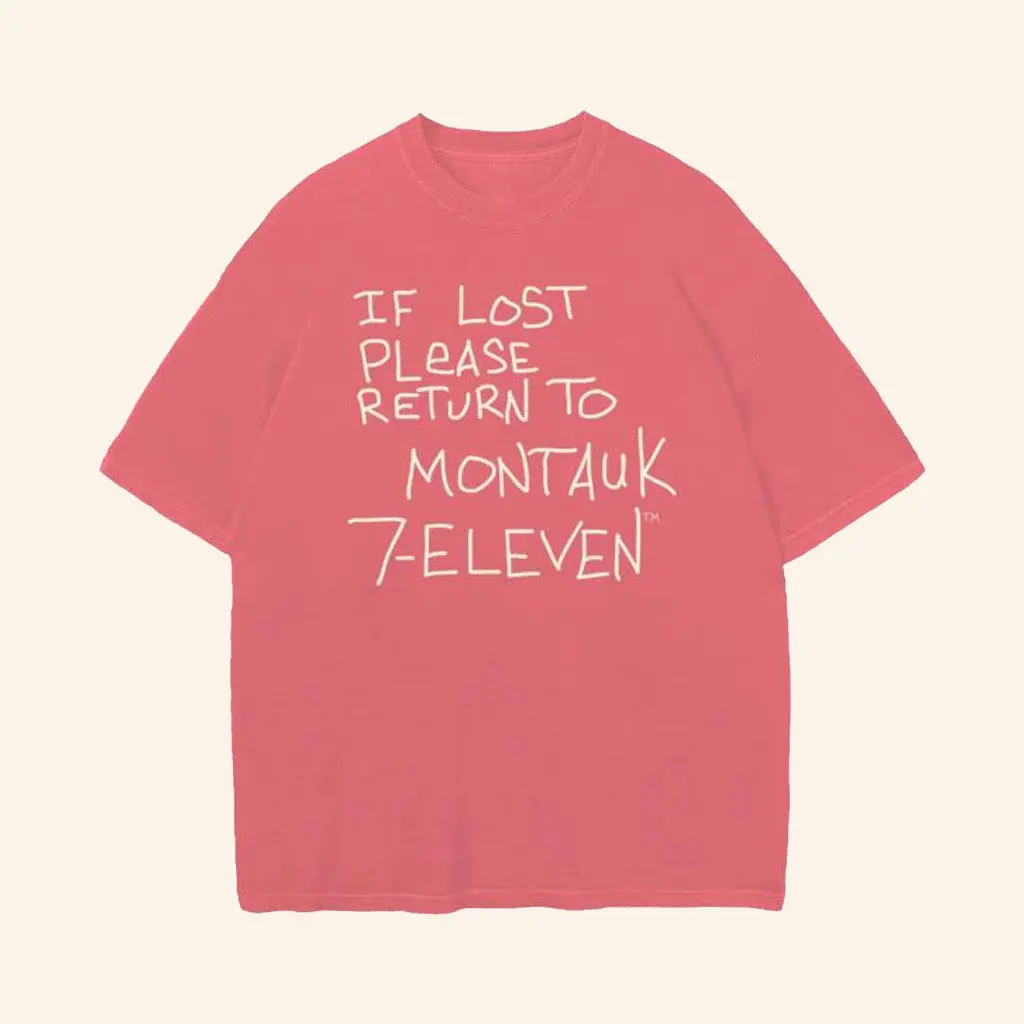 7Collection Merch If Lost Return To Montauk 7 Eleven Shirt Gifts For Wife