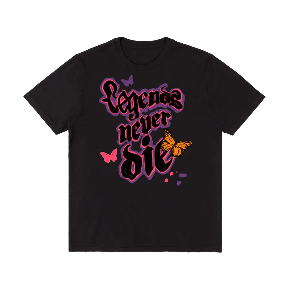 999 Club Merch Legends Never Die Black TShirt Gifts For Sister