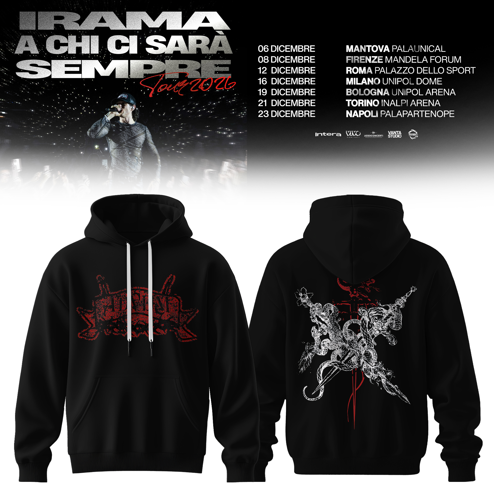 A Chi Ci Sara Sempre Tour 2026 Premium Collector Edition Hoodie