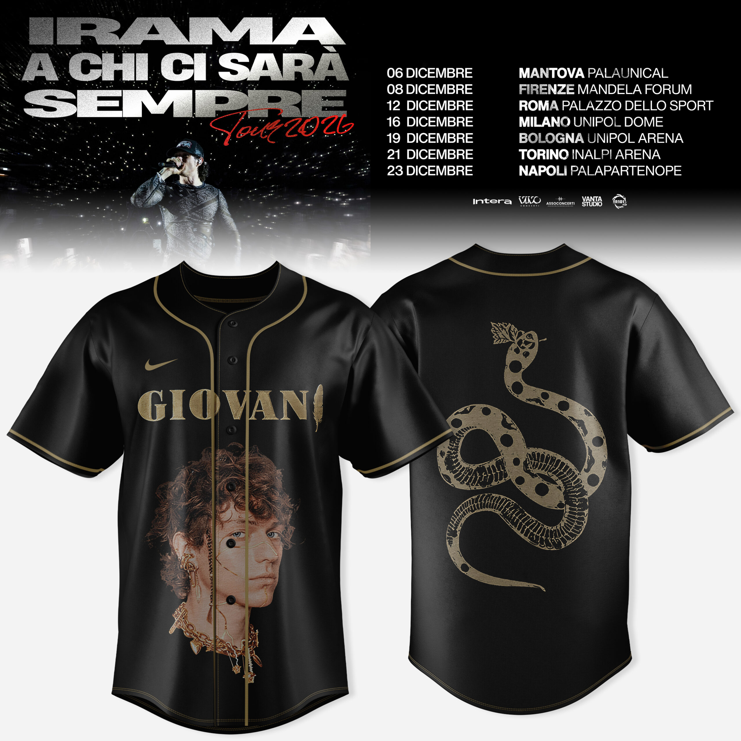 A Chi Ci Sara Sempre Tour 2026 Premium Jesrsey