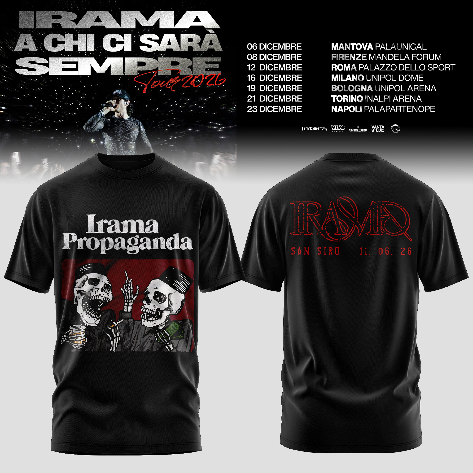 A Chi Ci Sara Sempre Tour 2026 Premium Music Tour Graphic T Shirt