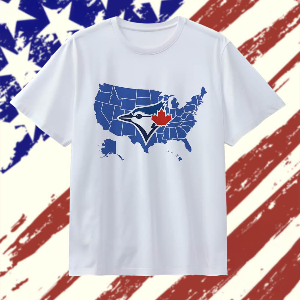 A Map of Who America is Rooting for in the World Series T Shirt