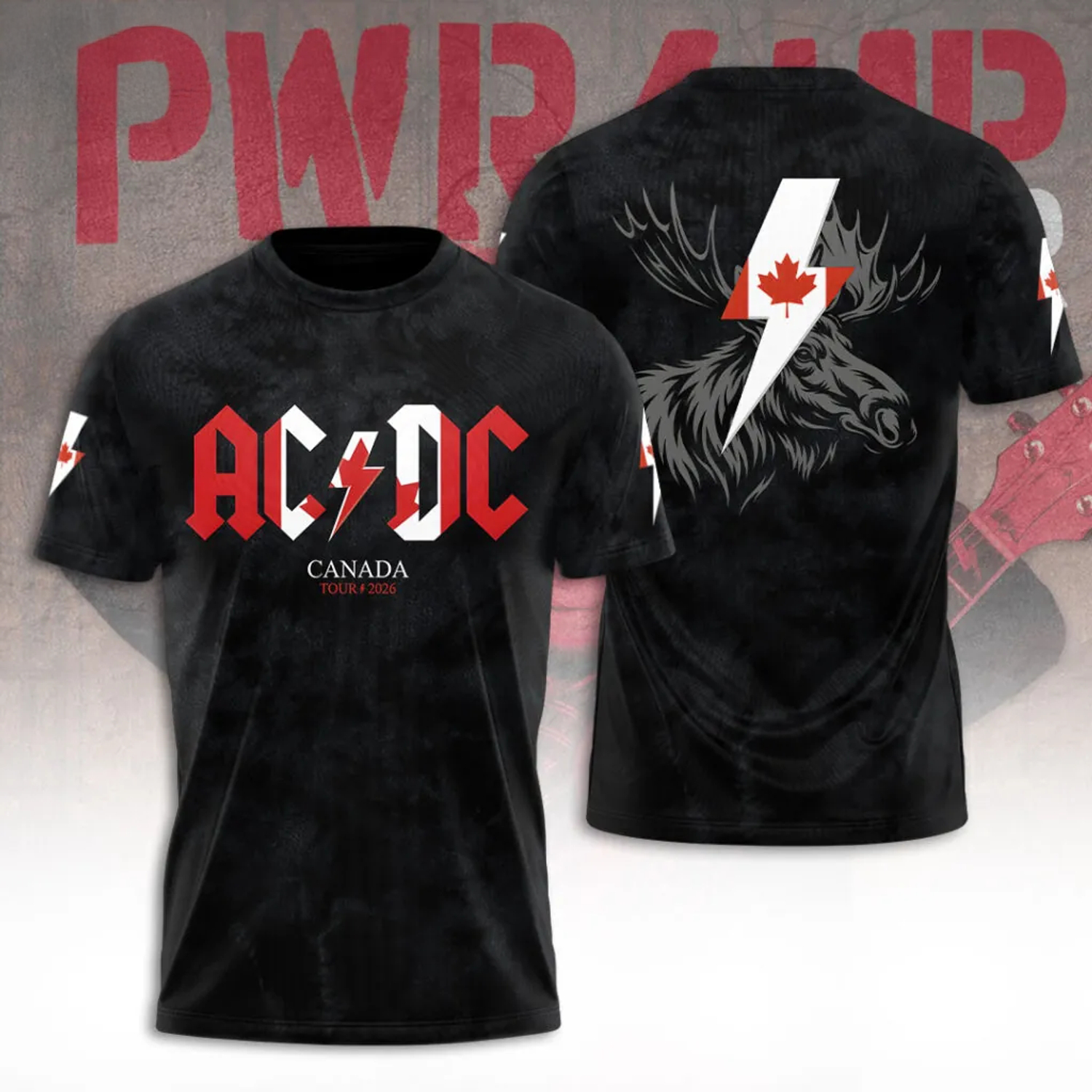ACDC Canada Tour 2026 Limited Edition Concert Shirt