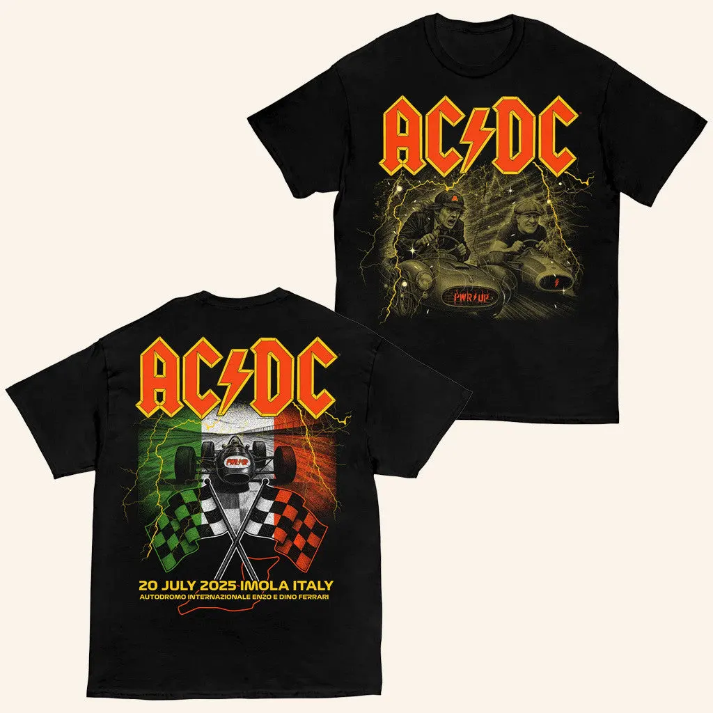 ACDC Merch Imola Pwr Up Tour TShirt Gifts For Music Lovers 1