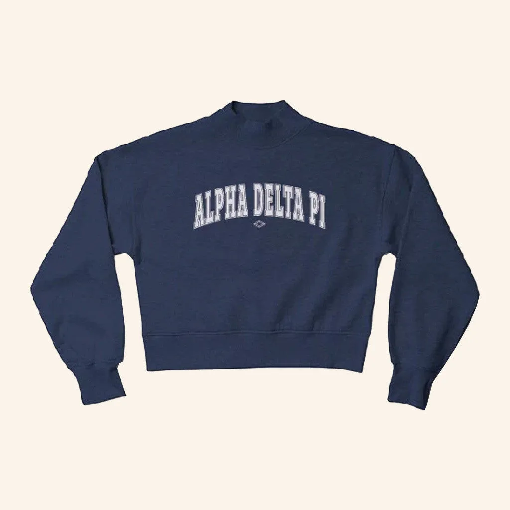 ADPI Merch Alpha Delta Pi Navy Sweatshirt Good Gifts For Her