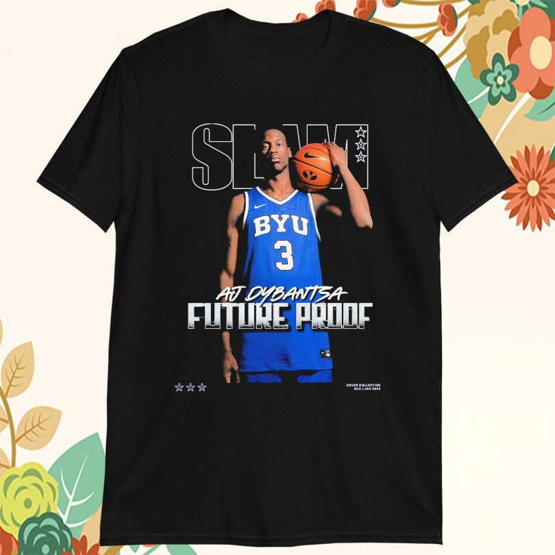AJ Dybantsa Future Proof Slam 259 BYU Cougars Tshirts