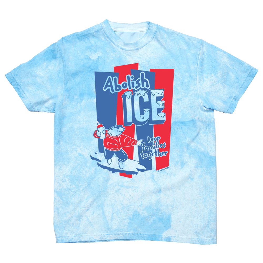 Abolish Ice Shirt Blue Tie Dye TShirt Game Lovers Gifts For Husband
