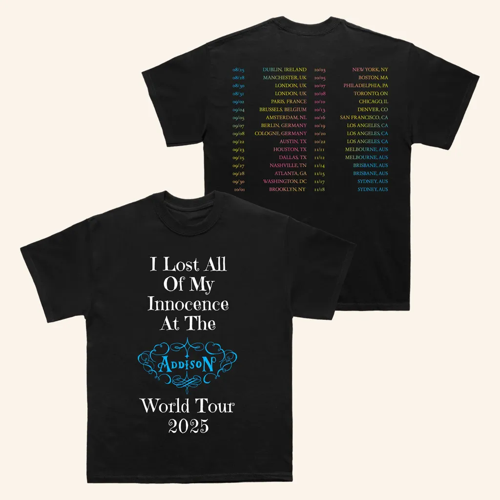 Addison Rae Merch I Lost All Of My Innocence TShirt Birthday Gifts For Music Lovers