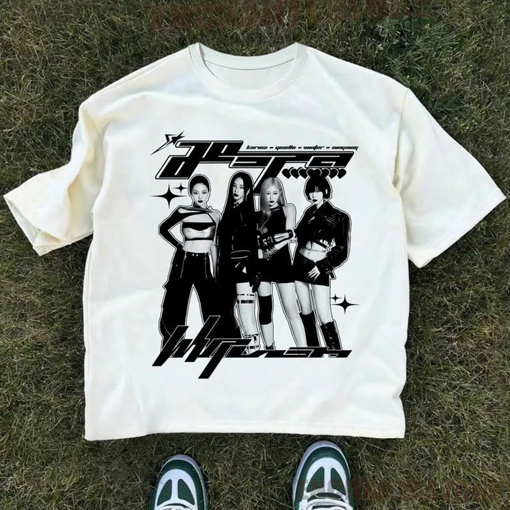 Aespa Whiplash Shirt AESPA Synk Parallel Line Tour TShirt Aespa Live Tour Sweatshirt Fan Merch