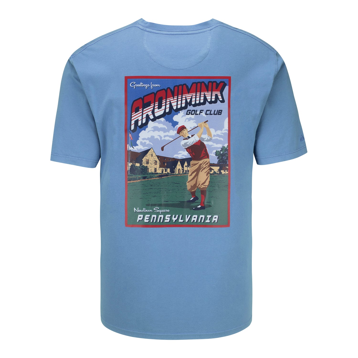 Ahead 2026 PGA Championship Retro Course Vintage Postcard Graphic T Shirt Official Golf Tournament Merch Gift for Men and Women
