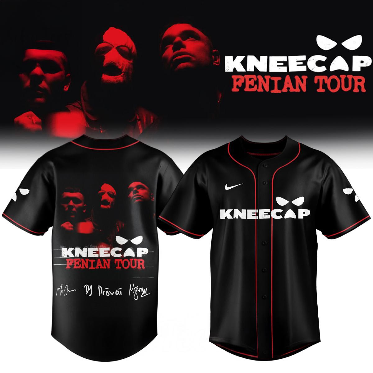 Ailen Kneecap Fenian Tour 2026 Baseball Jersey Music Concert Fan Apparel 1 - Unicasport Ailen Kneecap Fenian Tour 2026 Baseball Jersey Music Concert Fan Apparel