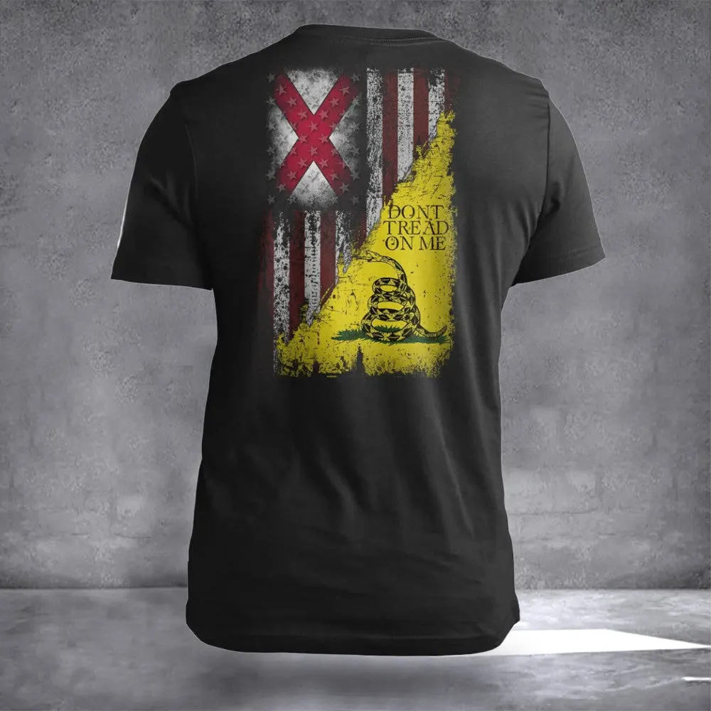 Alabama Gadsden Flag Vintage Alabama TShirt Right To Bear Arms Apparel Dont Tread On Me