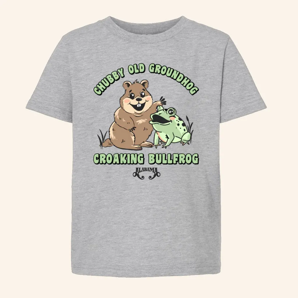 Alabama Merch Tour 2025 Chubby Old Groundhog Croaking Bullfrog TShirt Gifts For Friends