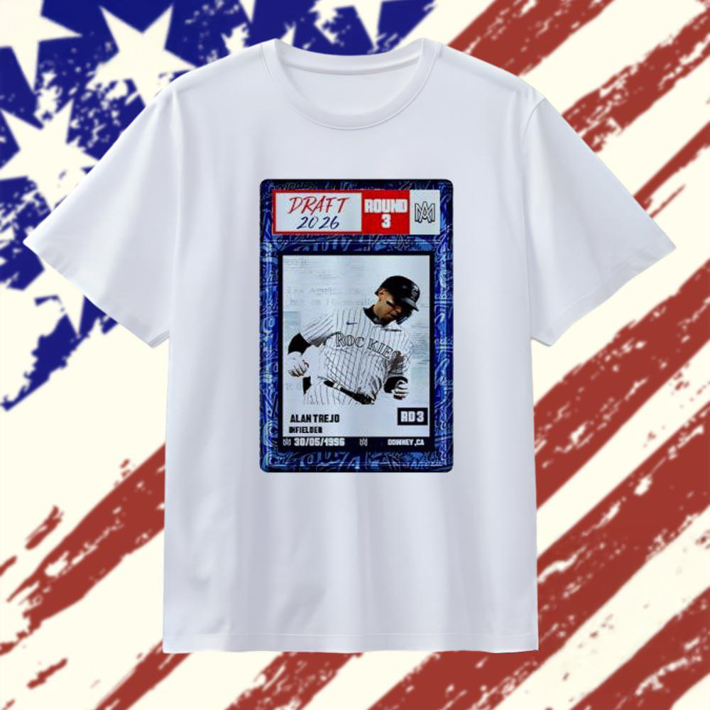 Alan Trejo Colorado Rockies Draft 2026 Graphic Fan T Shirt