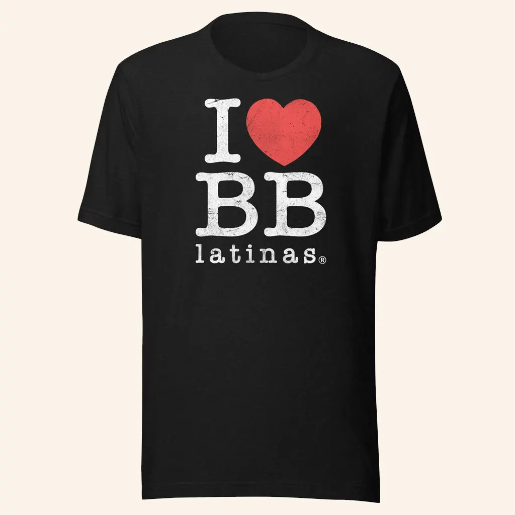 Alex Stein Merch I Heart BB Latinas Black TShirt Present For Friends