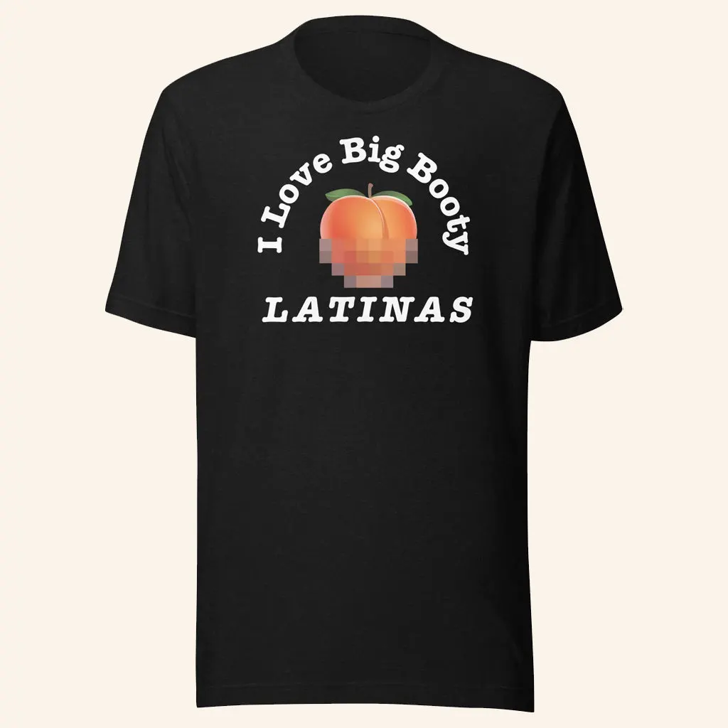 Alex Stein Merch I Love Big Booty Latinas Black TShirt Gifts For Besties
