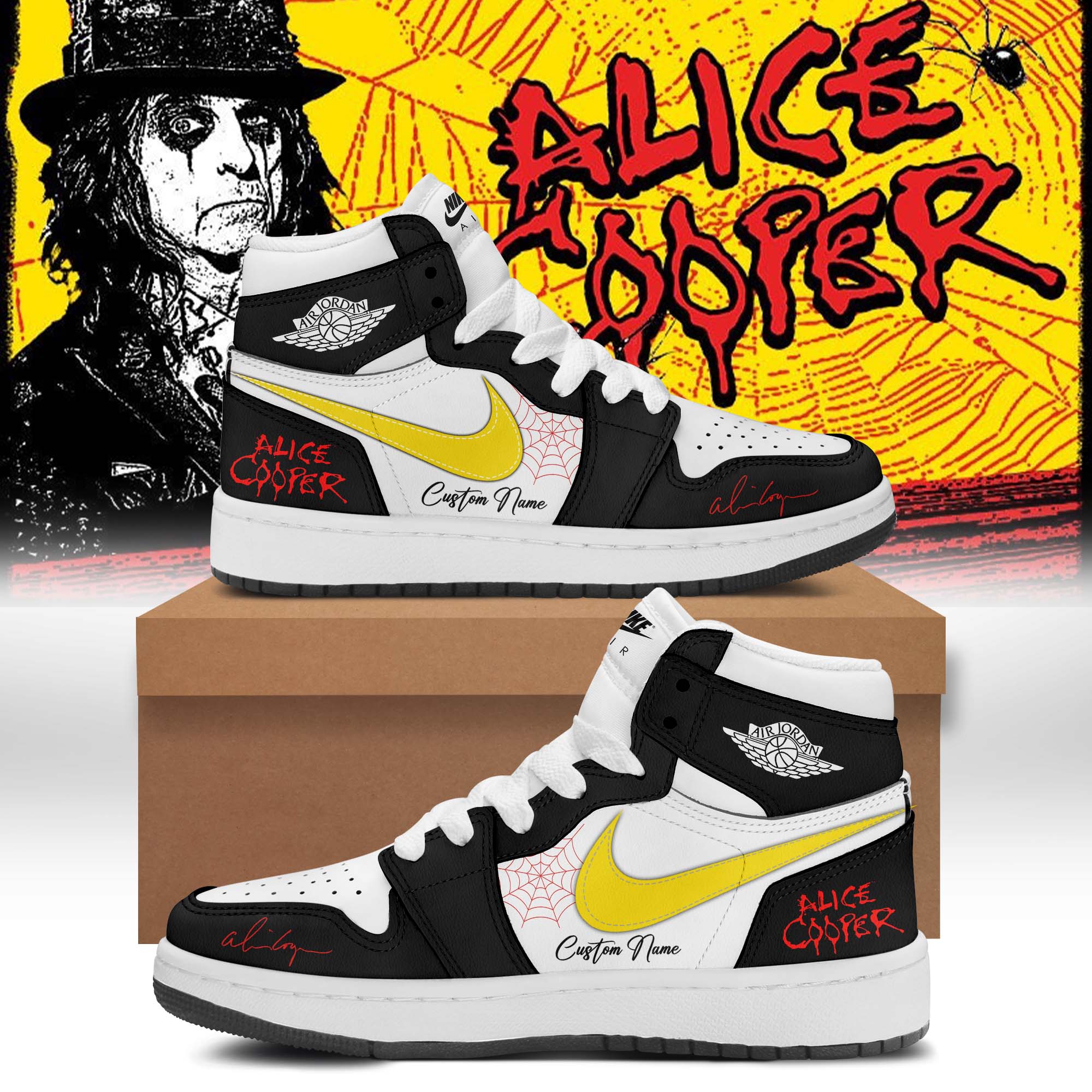Alice Cooper Alices Attic Tour 2026 Collector Edition Streetwear Sneakers
