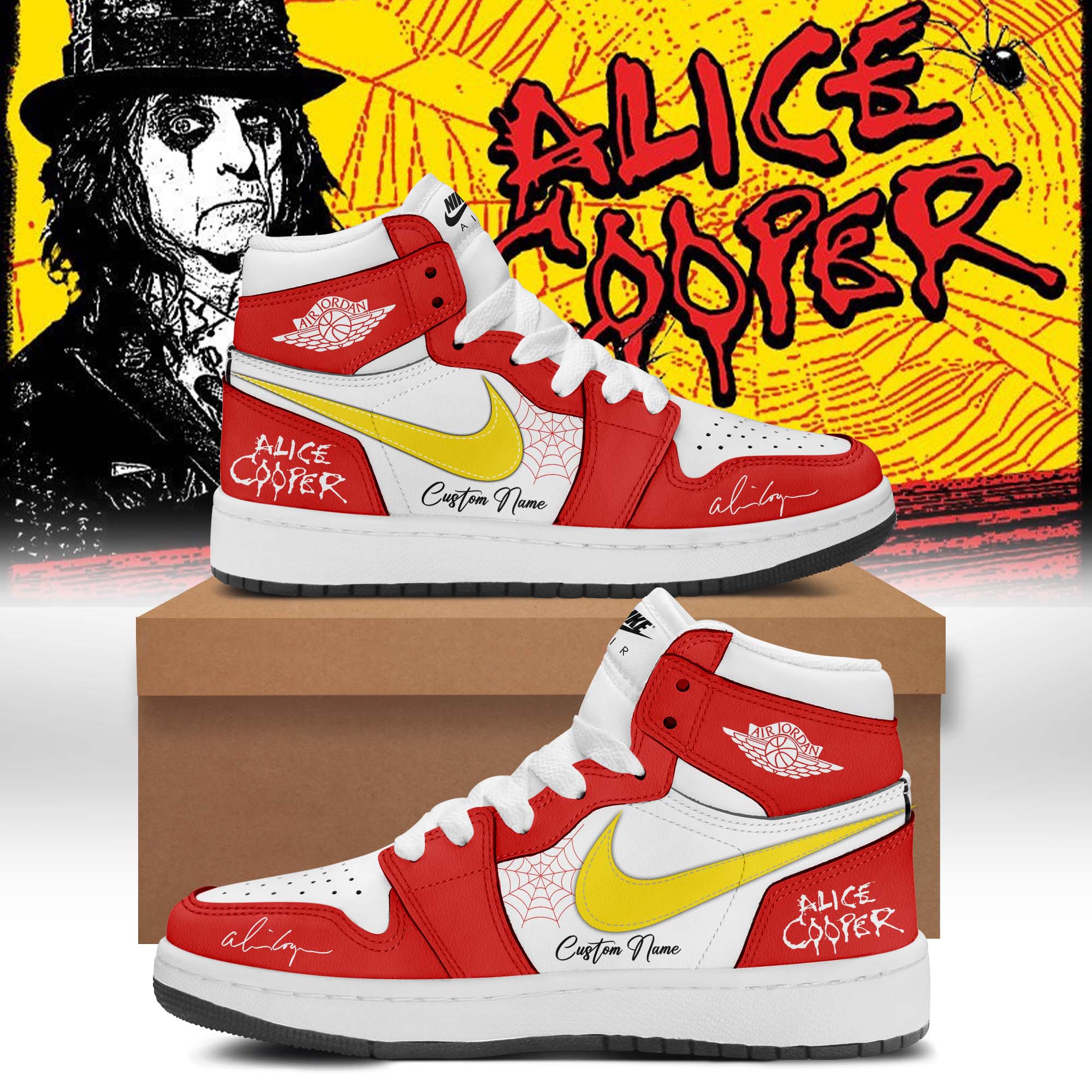 Alice Cooper Alices Attic Tour 2026 Premium Casual Fan Shoes