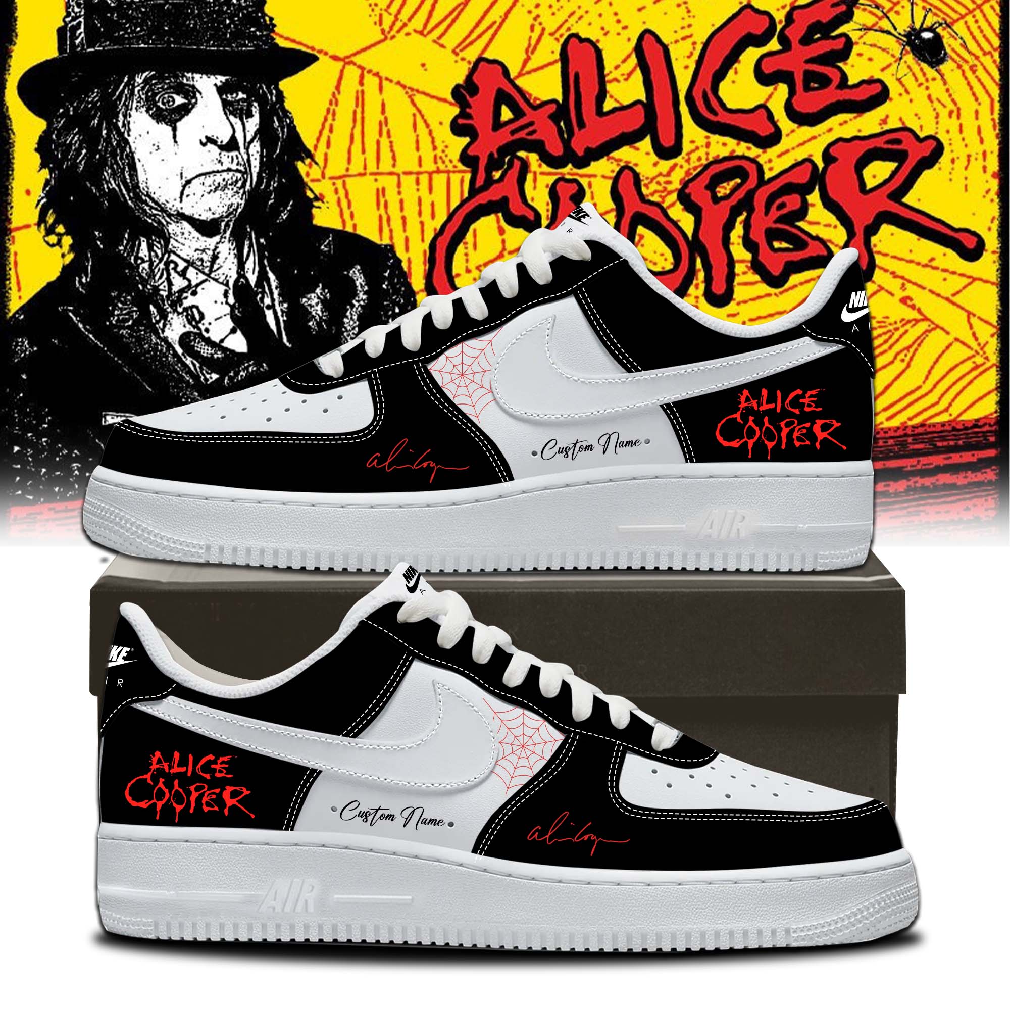 Alice Cooper Alices Attic Tour 2026 Signature Limited Casual Footwear