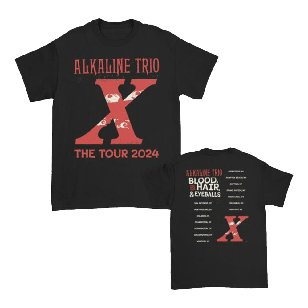 Alkaline Trio Merch Bhe The Tour Fall 2024 TShirt Black Gifts For Rock Band Fans
