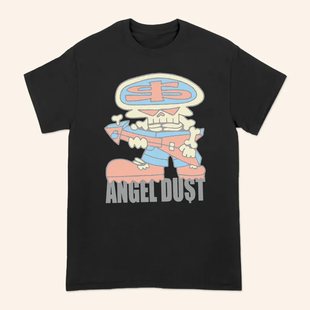 Allin Merch Angel Dust Skeleton Guitar TShirt Christmas Gifts For Son