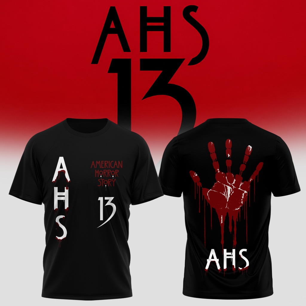 American Horror Story Season 13 Black 3D Graphic All Over Print T Shirt Horror Merchandise