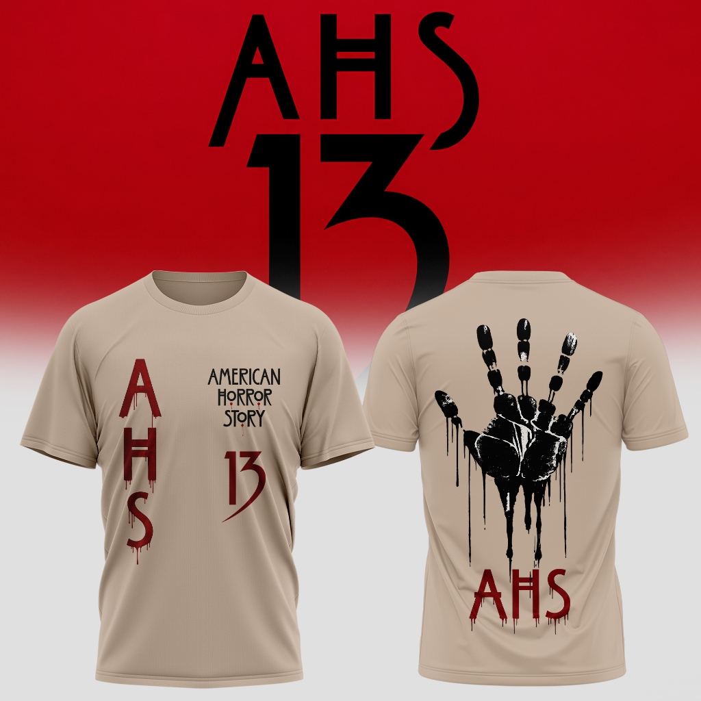 American Horror Story Season 13 Sand 3D Printed T Shirt Limited Horror Fan Collection