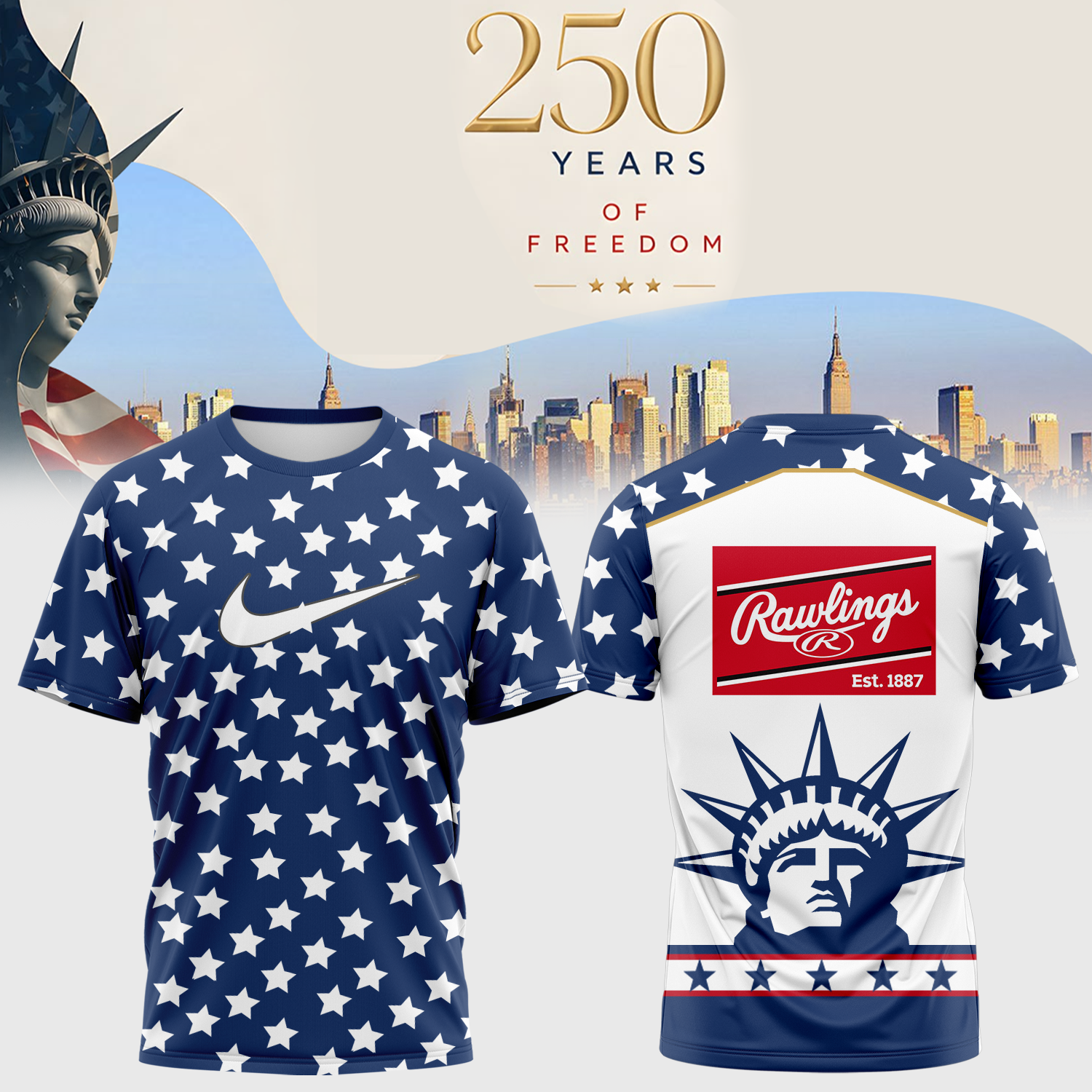 Americas 250th Anniversary Premium Patriotic T Shirt