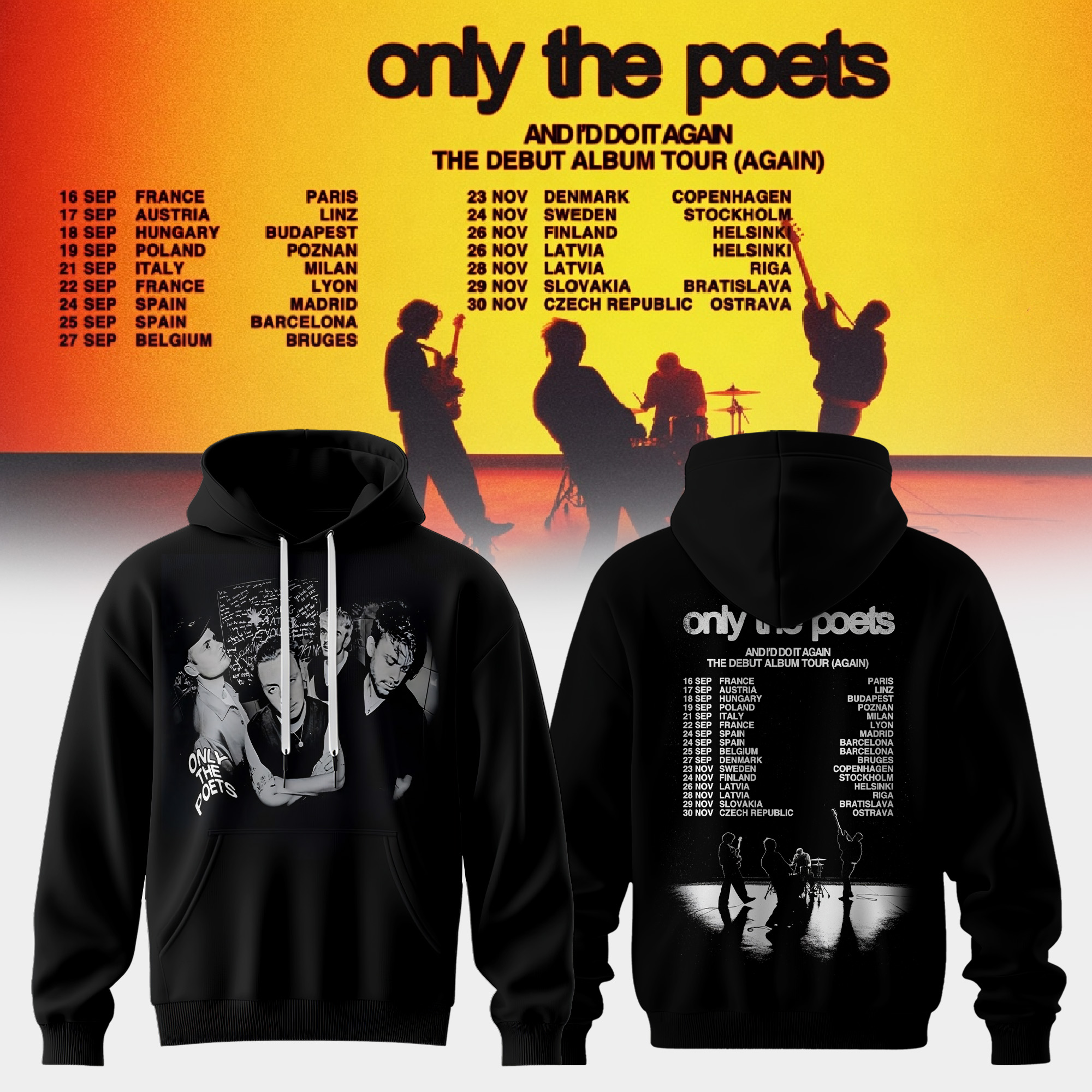 And Id Do It Again The Debut Album Tour 2026 Collector Hoodie Edition