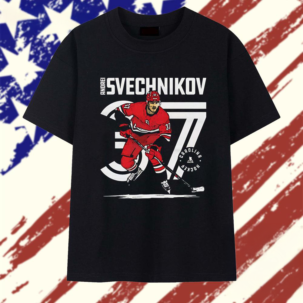 Andrei Svechnikov Carolina Hurricanes NHL Hockey Graphic T Shirt Fan Gift
