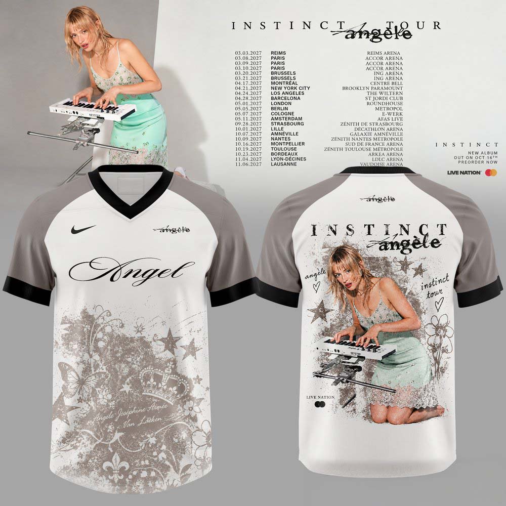 Angèle Instinct Tour 2027 Football Jersey Concert Edition Music Fan Athletic Apparel 2 - Unicasport Angèle Instinct Tour 2027 Football Jersey Concert Edition Music Fan Athletic Apparel