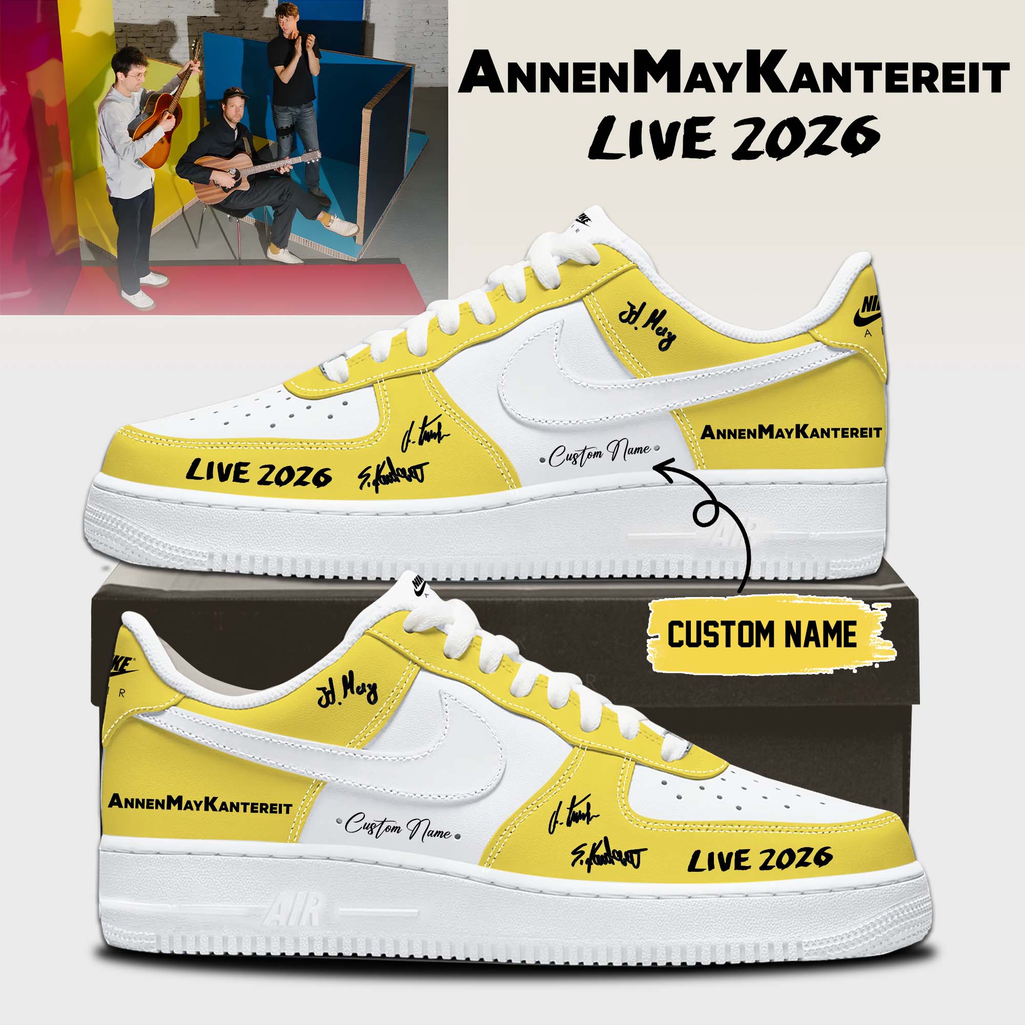 AnnenMayKantereit Live 2026 Collector Fan Shoes