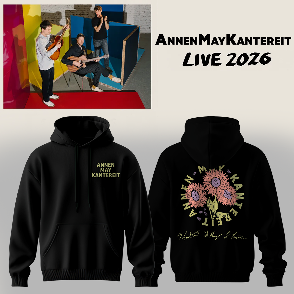 AnnenMayKantereit Live 2026 Concert Tour Premium Hoodie