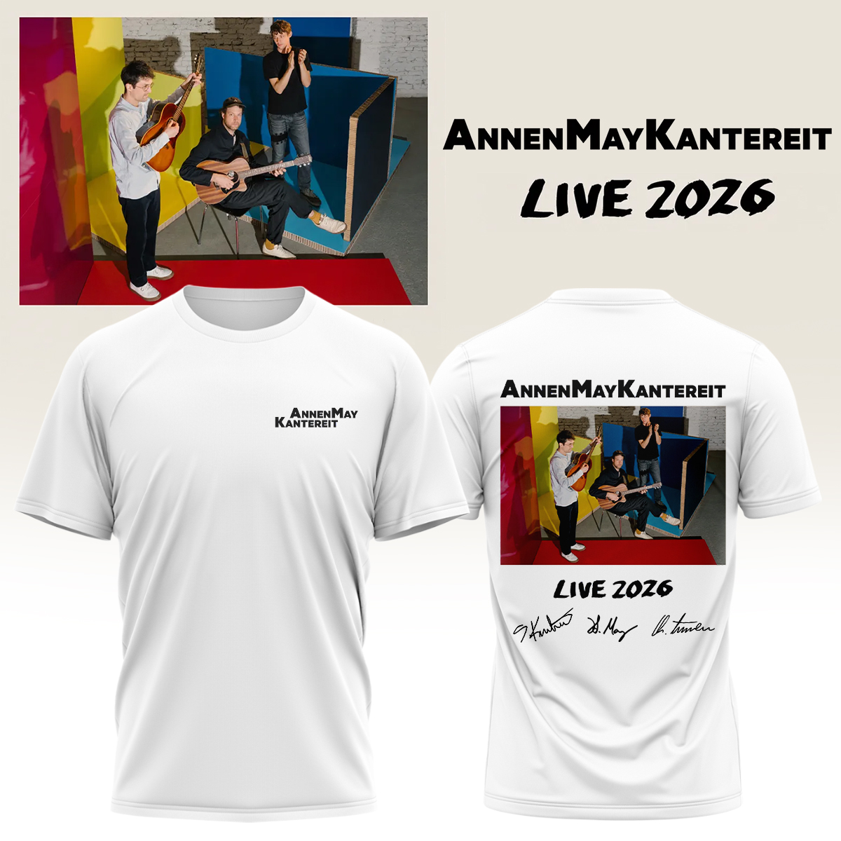AnnenMayKantereit Live 2026 Exclusive Graphic Tee