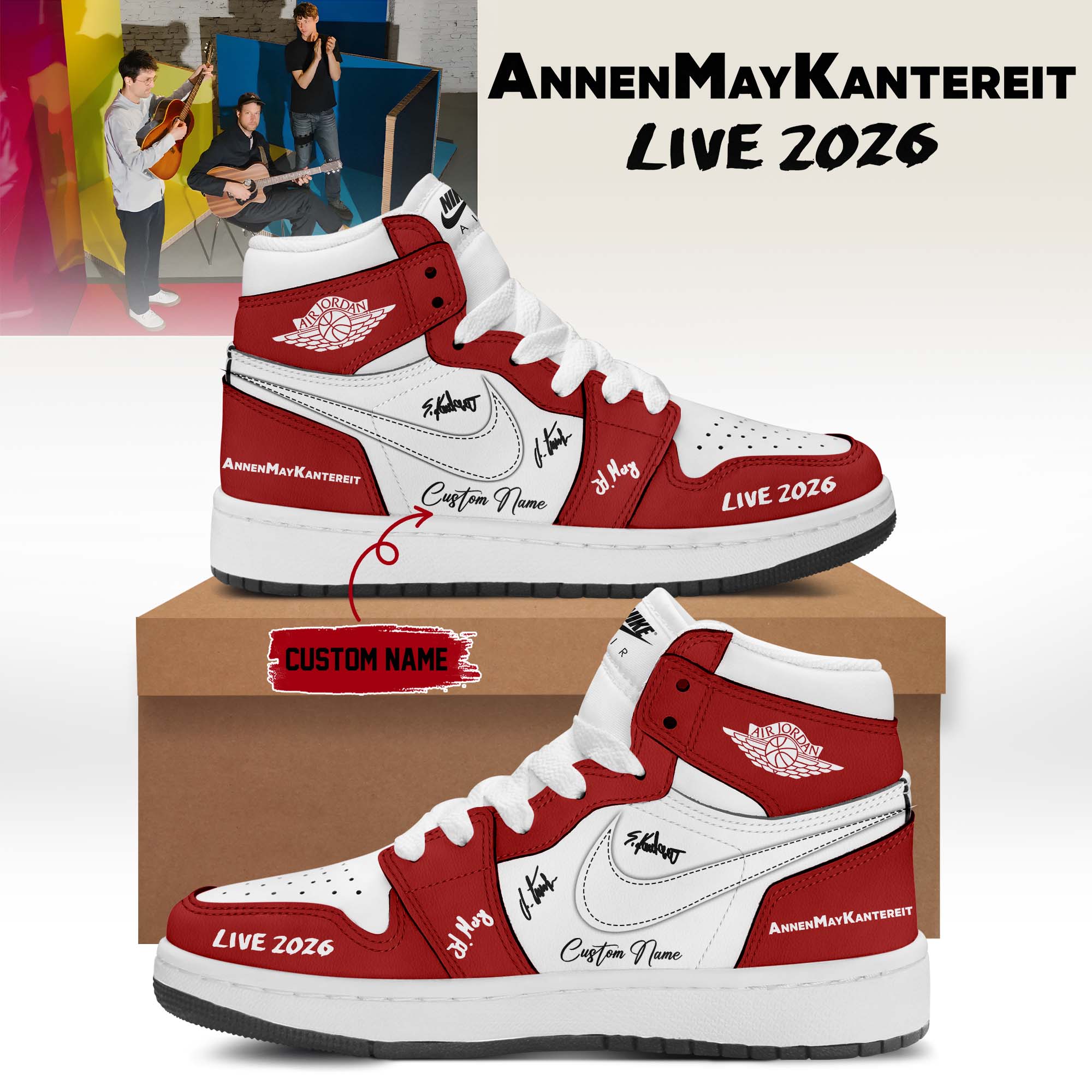 AnnenMayKantereit Live 2026 Graphic Fan Shoes
