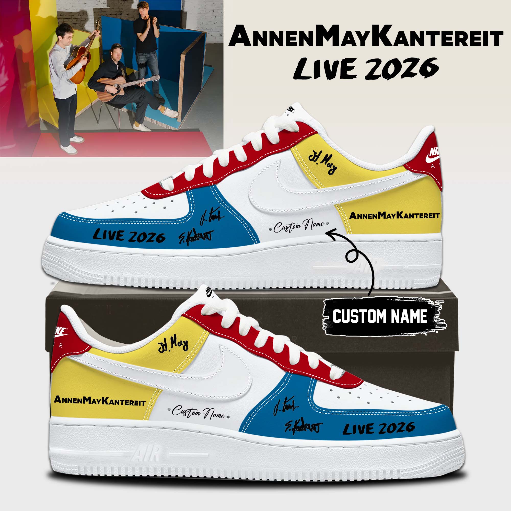 AnnenMayKantereit Live 2026 Limited Edition Custom Shoes