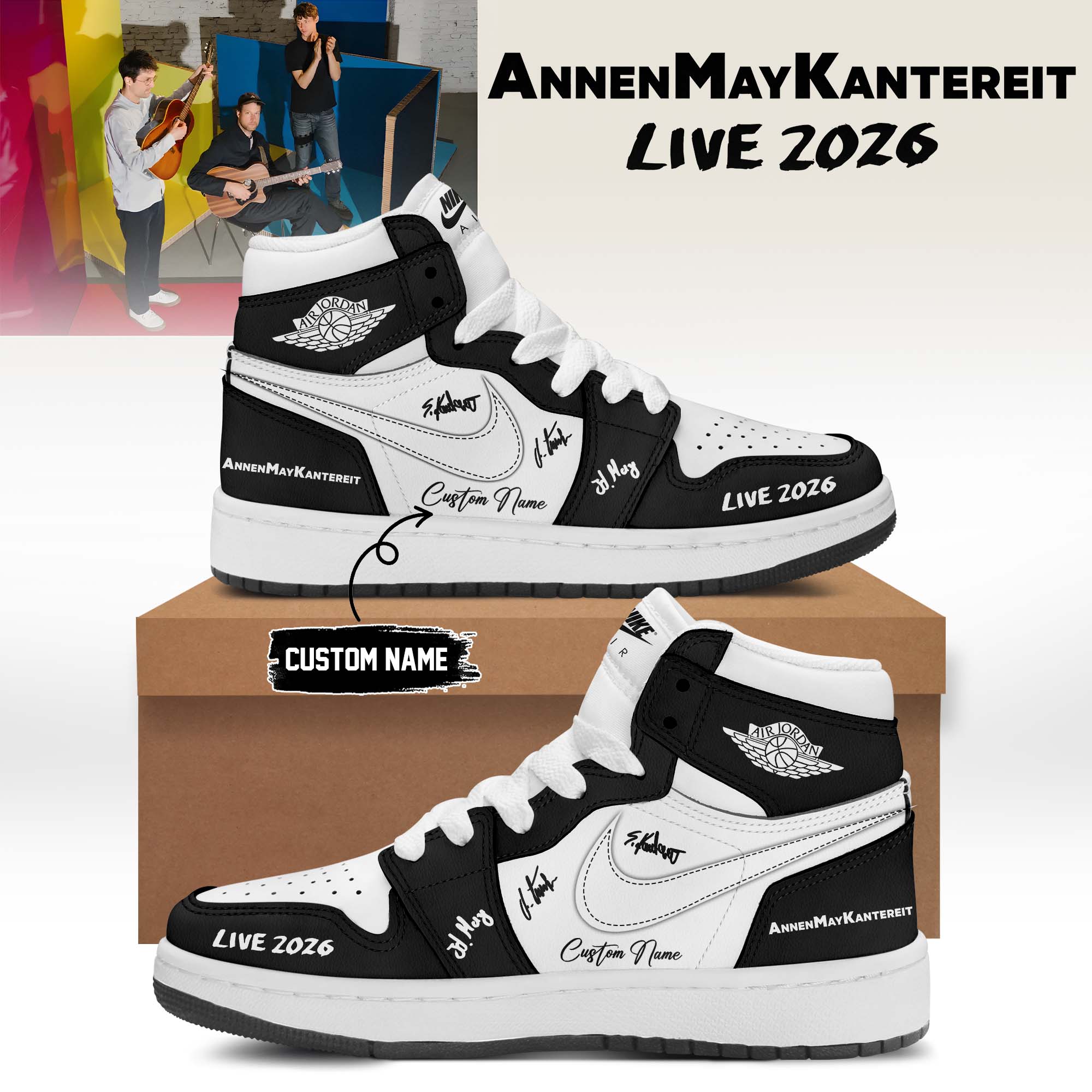 AnnenMayKantereit Live 2026 Premium Graphic Fan Shoes
