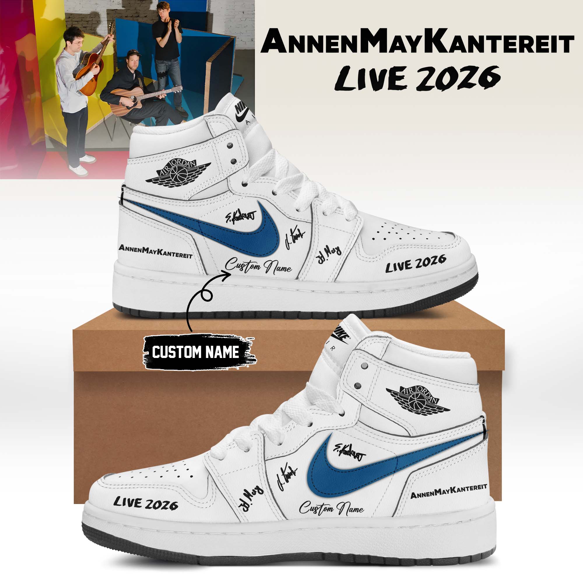 AnnenMayKantereit Live 2026 Signature Limited Edition High Top Sneakers