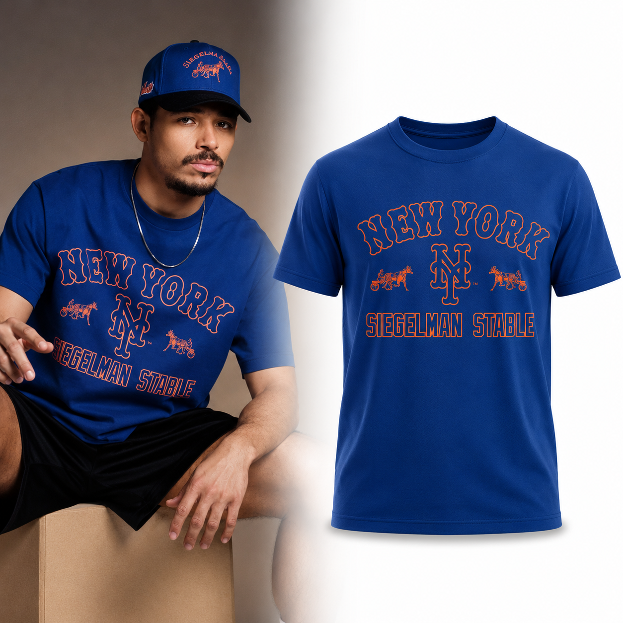 Anthony Ramos New York Siegelman Stable Graphic T Shirt Vintage Horse Racing Streetwear Unisex Tee