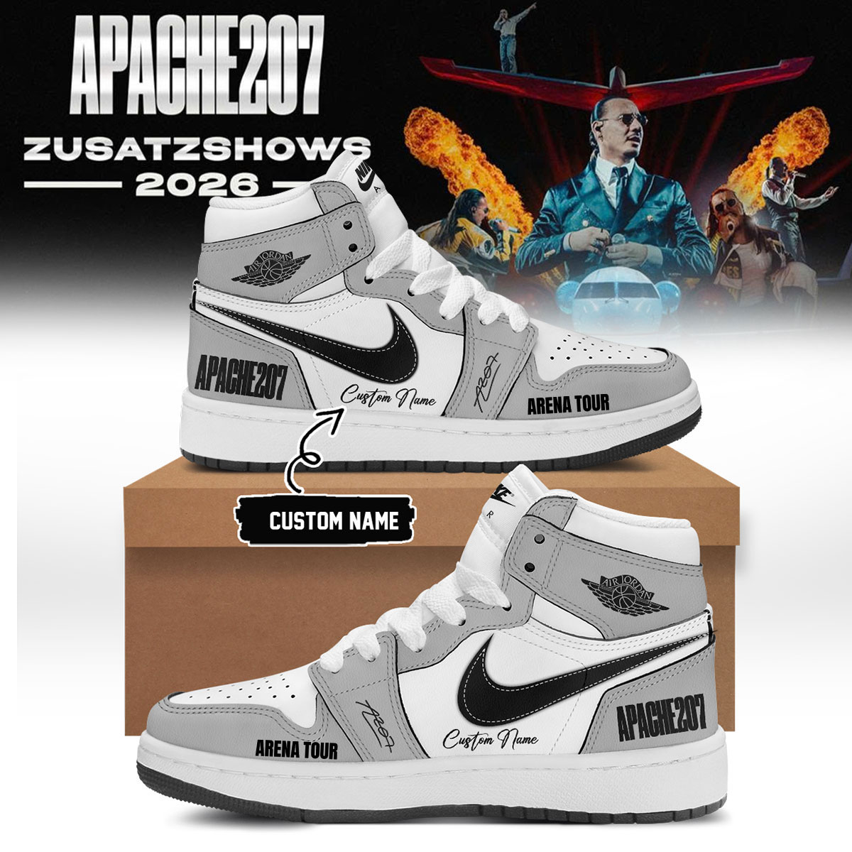 Apache 207 Arena Tour 2026 Zusatzshows Limited Edition Sneakers