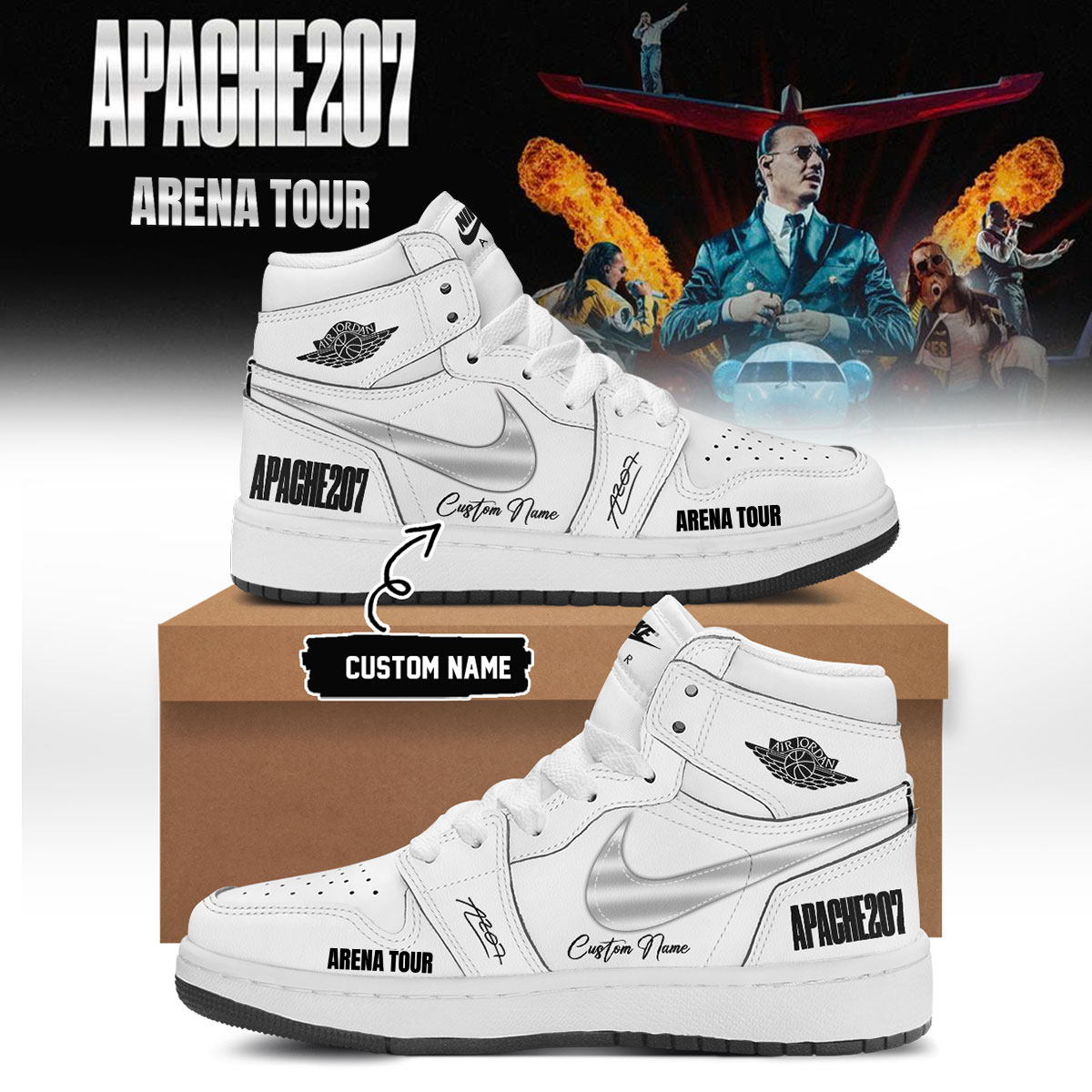 Apache 207 Arena Tour 2026 Zusatzshows Premium Fan Sneakers