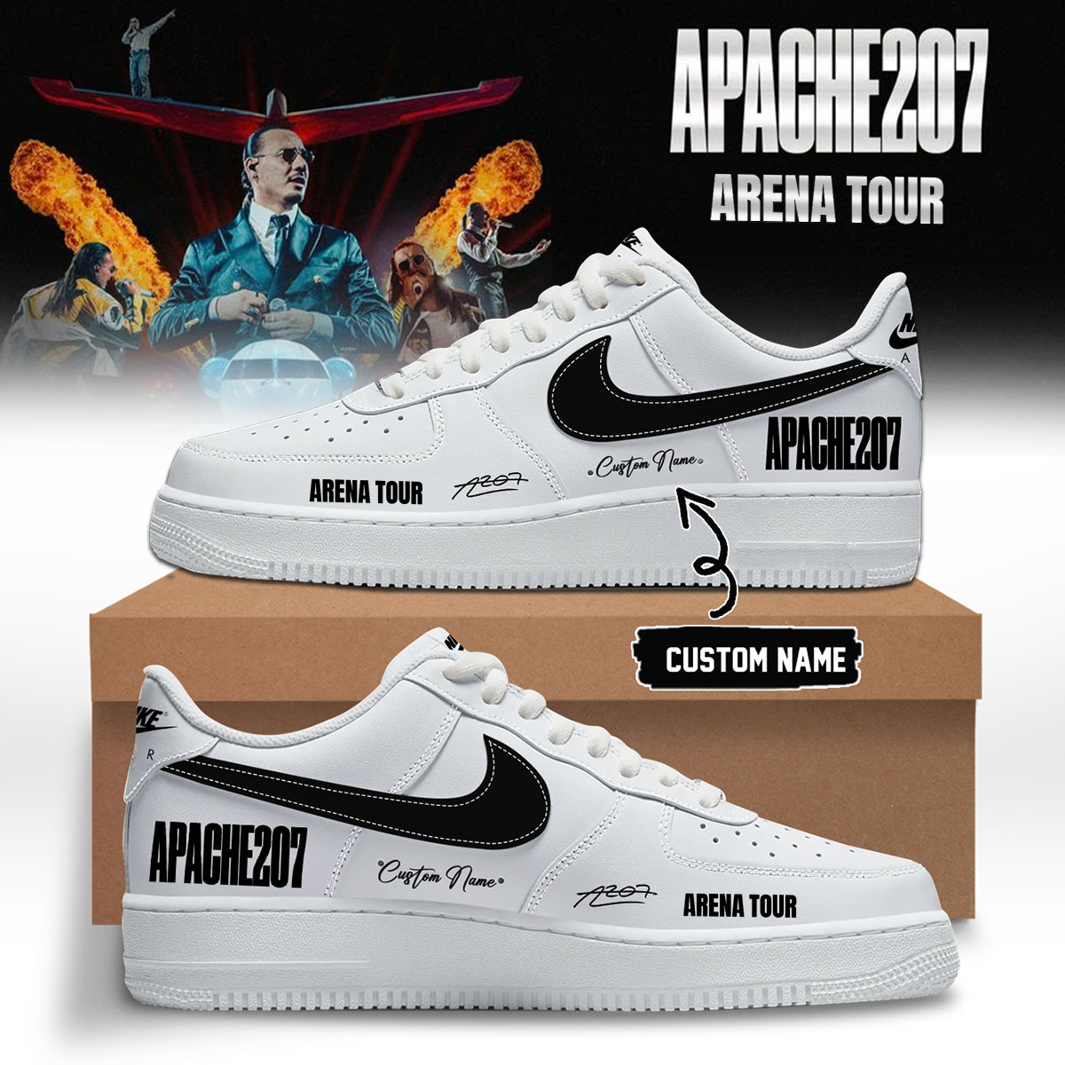 Apache 207 Arena Tour 2026 Zusatzshows Signature Limited High Top Sneakers