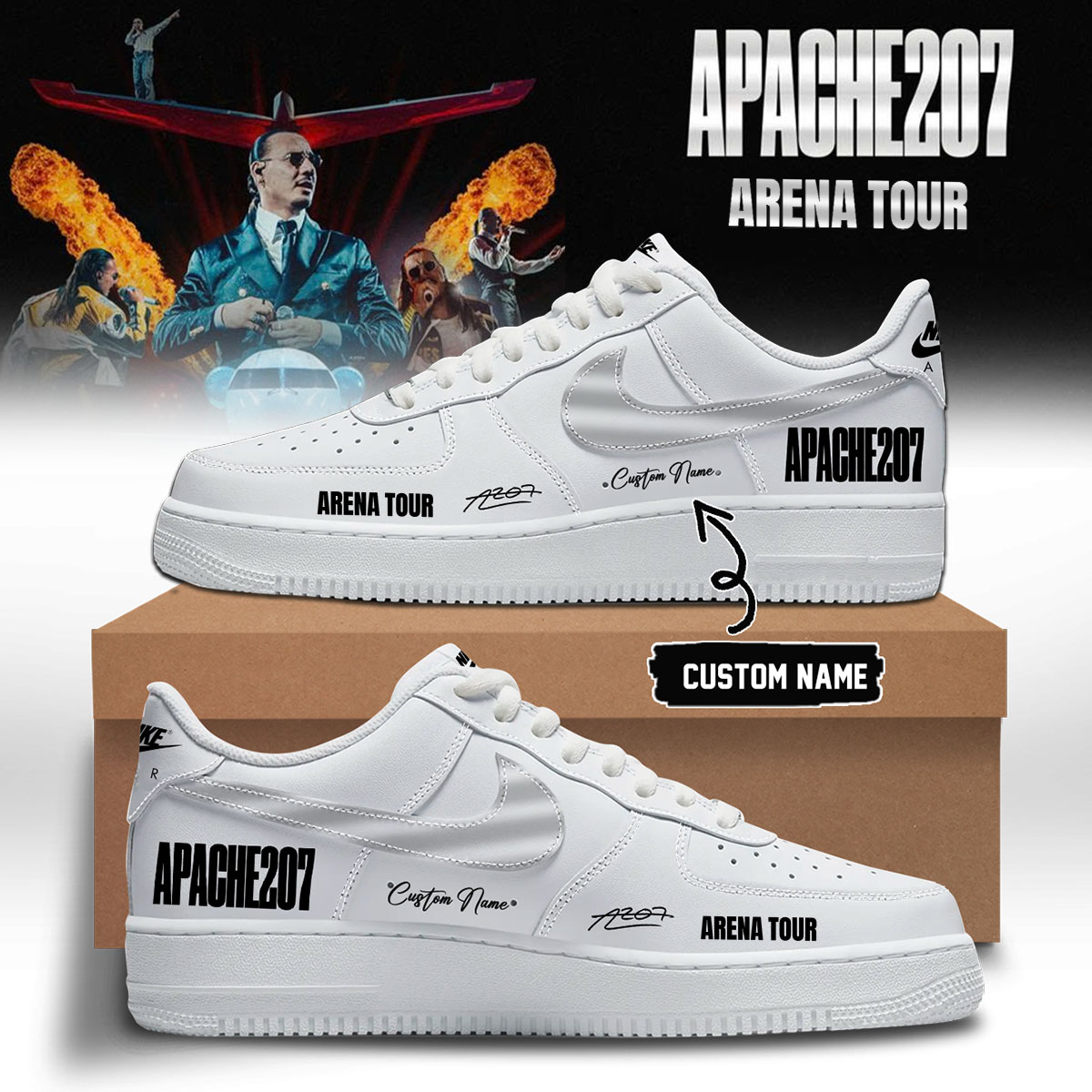 Apache 207 Arena Tour 2026 Zusatzshows Streetwear Custom Shoes