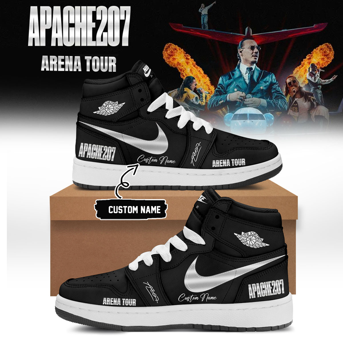 Apache 207 Arena Tour 2026 Zusatzshows Streetwear Custom Sneakers
