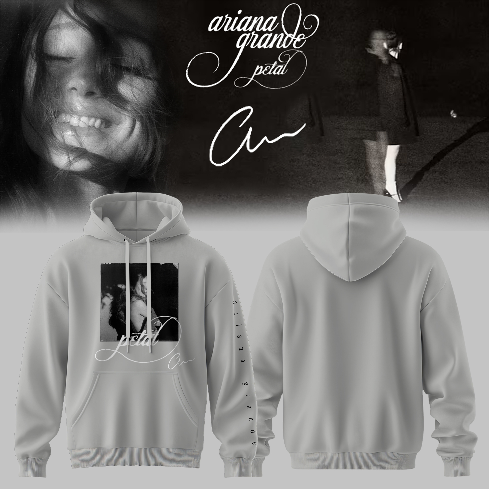 Ariana Grande Petal 2026 Collector Signature Hoodie Merchandise