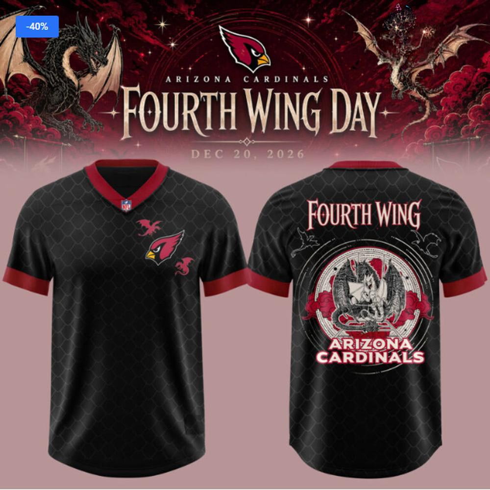 Arizona Cardinals Fourth Wing Edition Football Jersey Fantasy Inspired Fan Apparel (1)