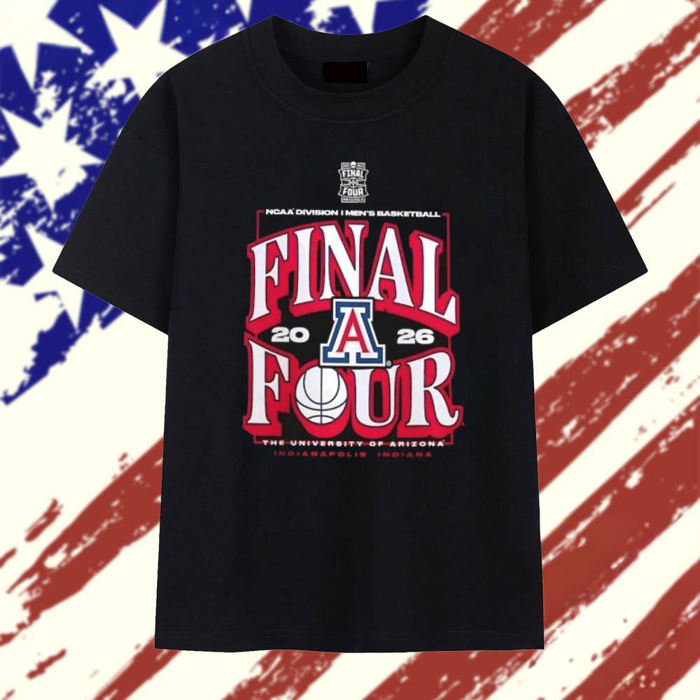 Arizona Wildcats 2026 NCAA Division I Mens Basketball Final Four T Shirt