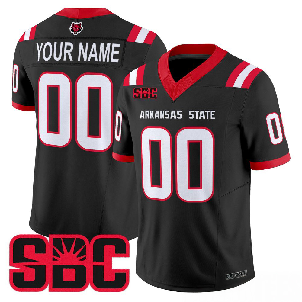 Arkansas State Red Wolves 2026 Custom Football Jersey Stitched College Football Fan Apparel 1 - Unicasport Arkansas State Red Wolves 2026 Custom Football Jersey Stitched College Football Fan Apparel